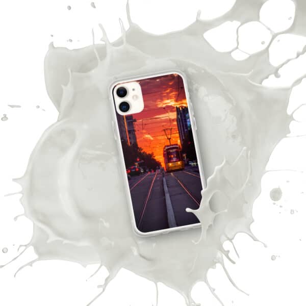 Sunset Express - Clear Case for iPhone® (non-MagSafe) - Image 8