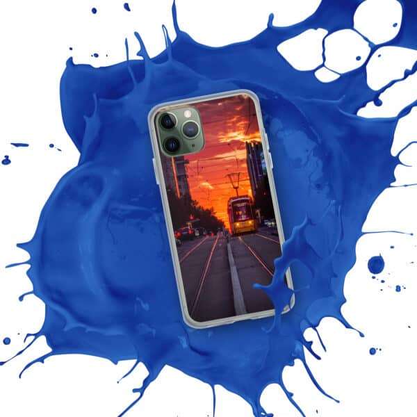 Sunset Express - Clear Case for iPhone® (non-MagSafe) - Image 6