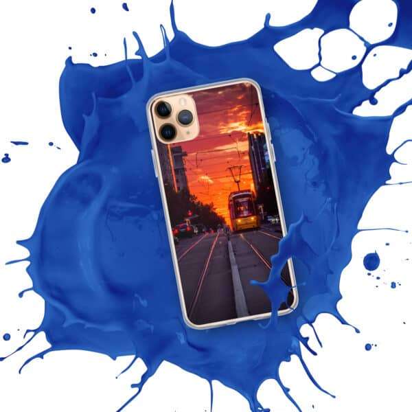 Sunset Express - Clear Case for iPhone® (non-MagSafe) - Image 3