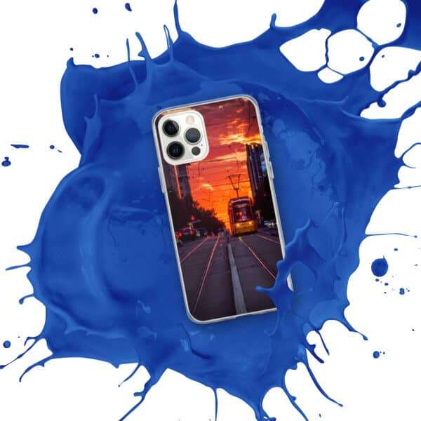 Sunset Express - Clear Case for iPhone® (non-MagSafe) - Image 18