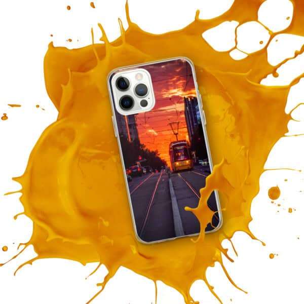 Sunset Express - Clear Case for iPhone® (non-MagSafe) - Image 16