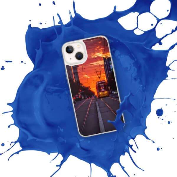 Sunset Express - Clear Case for iPhone® (non-MagSafe) - Image 33