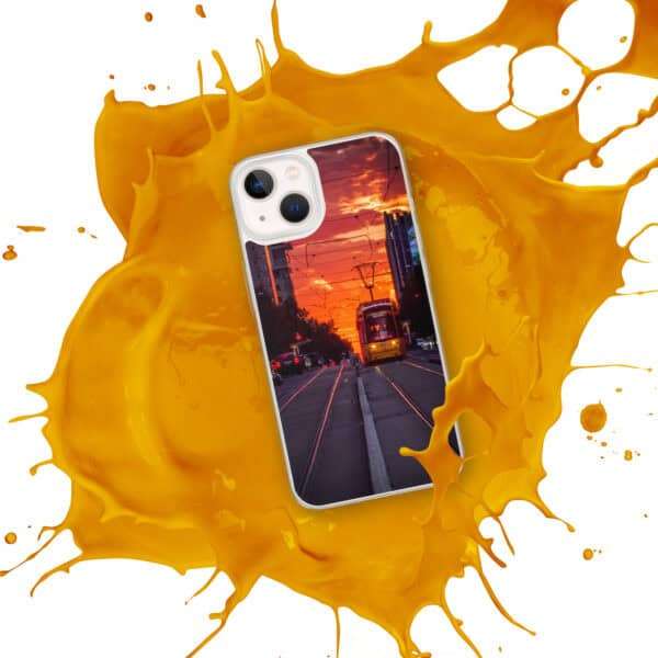 Sunset Express - Clear Case for iPhone® (non-MagSafe) - Image 34