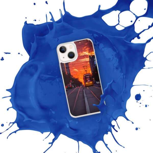 Sunset Express - Clear Case for iPhone® (non-MagSafe) - Image 24