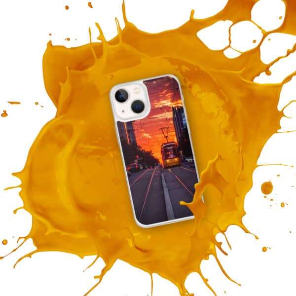 Sunset Express - Clear Case for iPhone® (non-MagSafe) - Image 25