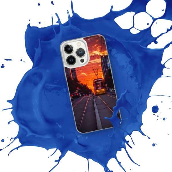 Sunset Express - Clear Case for iPhone® (non-MagSafe) - Image 30