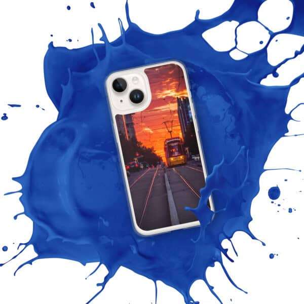 Sunset Express - Clear Case for iPhone® (non-MagSafe) - Image 45
