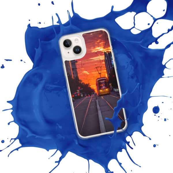 Sunset Express - Clear Case for iPhone® (non-MagSafe) - Image 36