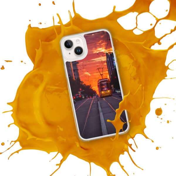 Sunset Express - Clear Case for iPhone® (non-MagSafe) - Image 37