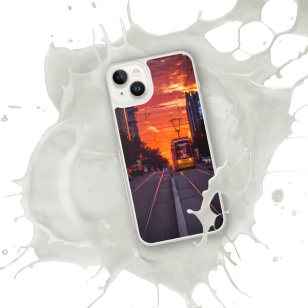 Sunset Express - Clear Case for iPhone® (non-MagSafe) - Image 35