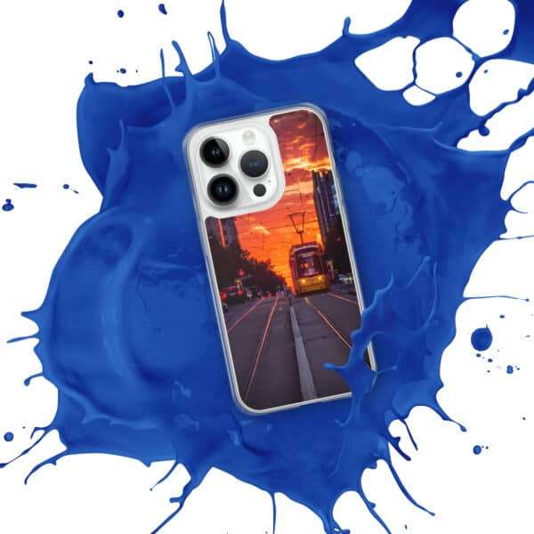Sunset Express - Clear Case for iPhone® (non-MagSafe) - Image 42