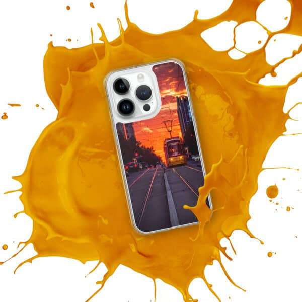 Sunset Express - Clear Case for iPhone® (non-MagSafe) - Image 43