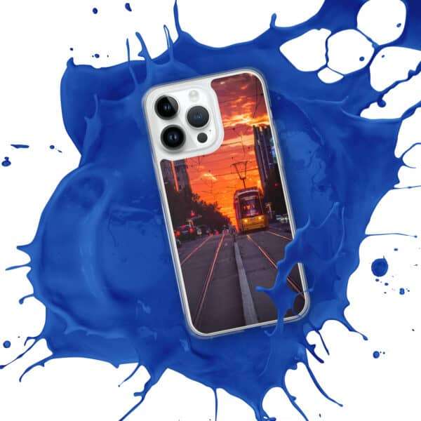 Sunset Express - Clear Case for iPhone® (non-MagSafe) - Image 39
