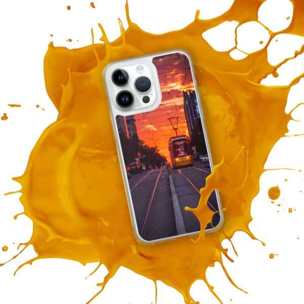 Sunset Express - Clear Case for iPhone® (non-MagSafe) - Image 40