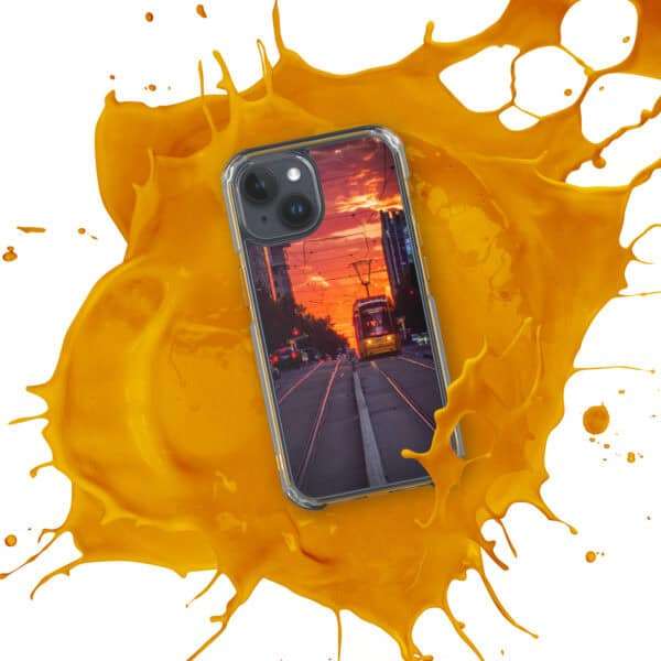 Sunset Express - Clear Case for iPhone® (non-MagSafe) - Image 58