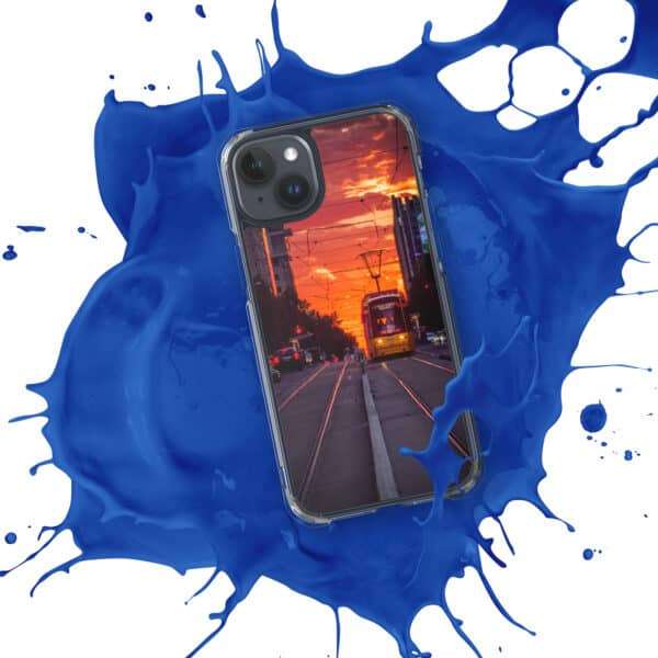 Sunset Express - Clear Case for iPhone® (non-MagSafe) - Image 48