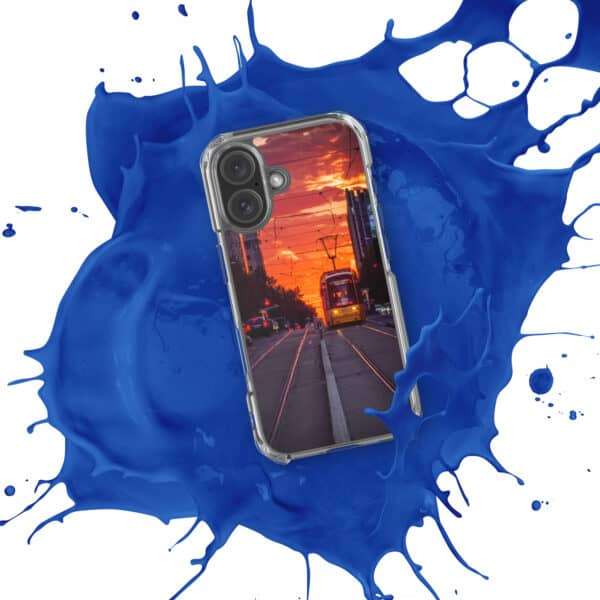 Sunset Express - Clear Case for iPhone® (non-MagSafe) - Image 68