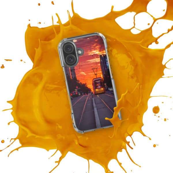 Sunset Express - Clear Case for iPhone® (non-MagSafe) - Image 69
