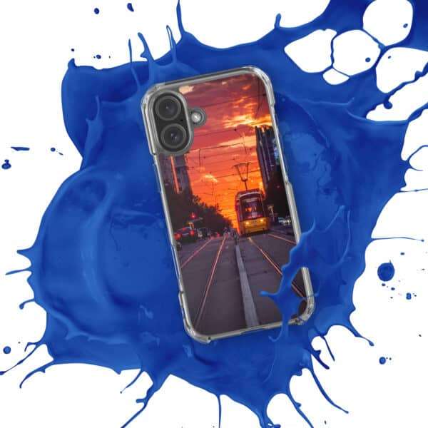 Sunset Express - Clear Case for iPhone® (non-MagSafe) - Image 60