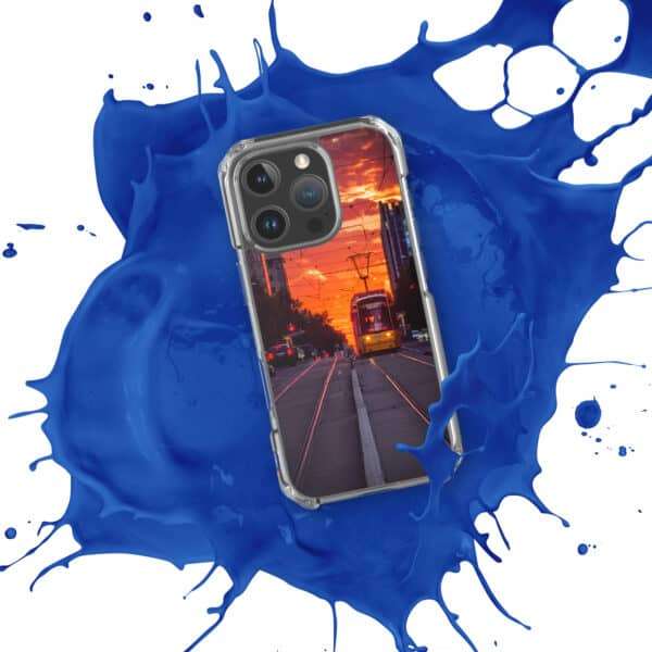 Sunset Express - Clear Case for iPhone® (non-MagSafe) - Image 65