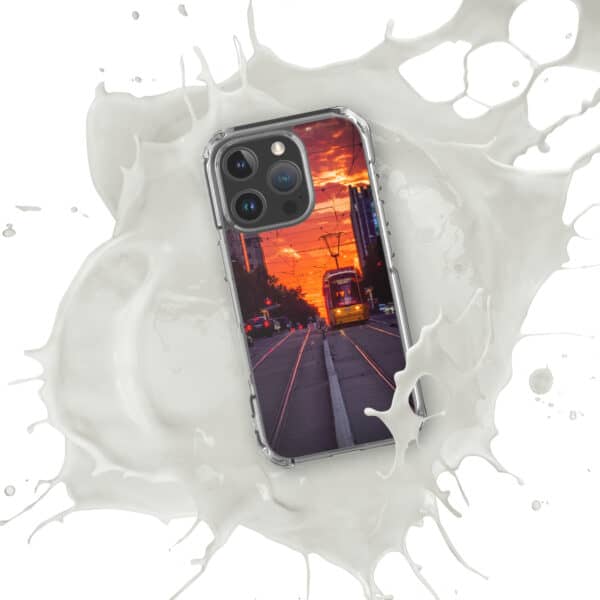 Sunset Express - Clear Case for iPhone® (non-MagSafe) - Image 64