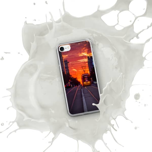 Sunset Express - Clear Case for iPhone® (non-MagSafe) - Image 70