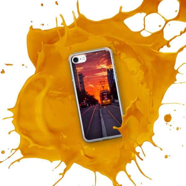 Sunset Express - Clear Case for iPhone® (non-MagSafe) - Image 75