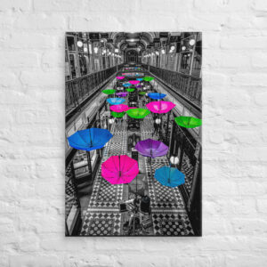 Umbrella Arcade - Canvas